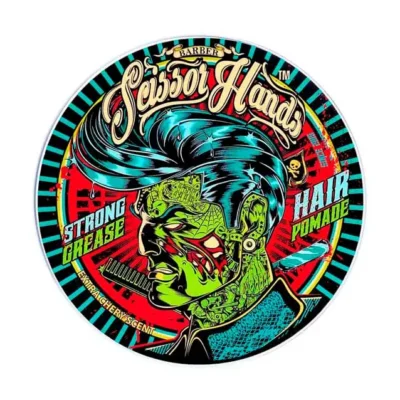 Моделюючий бріолін Barber Scissor Hands з глянцевою текстурою та матовим фінішем