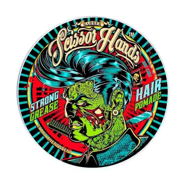 Моделюючий бріолін Barber Scissor Hands з глянцевою текстурою та матовим фінішем