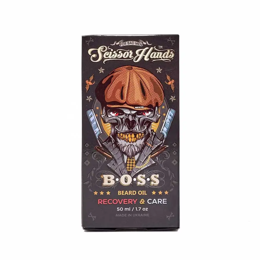 Відновлююча олія для бороди Scissor Hands Boss — живлення та відновлення