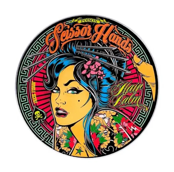 Чоловічий бальзам для стайлінгу волосся Poison Scissor Hands — професійний чоловічий бальзам для укладання волосся із сильною фіксацією та матовим ефектом