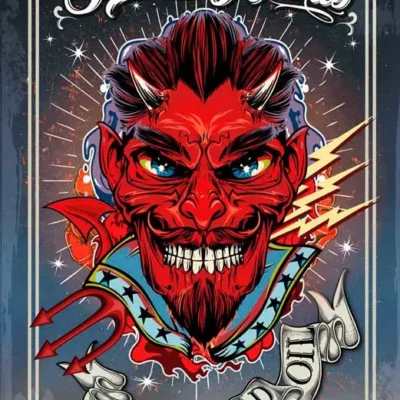 Декоративний постер Vigor Scissor Hands для барбершопу