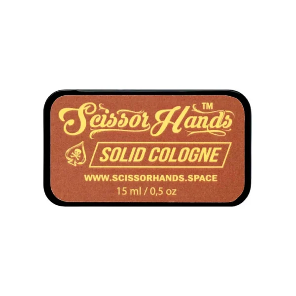 Твердий одеколон Scissor Hands Brown з ароматом кави