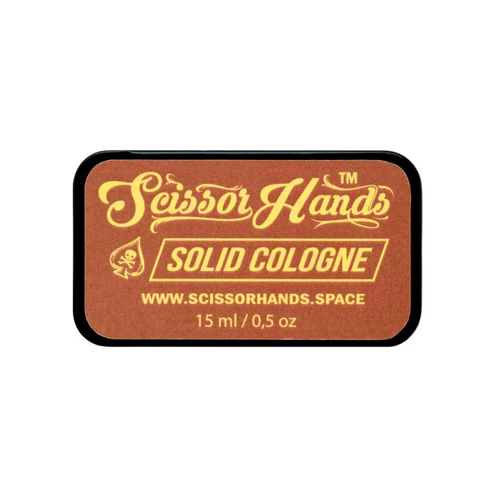 Твердий одеколон Scissor Hands Brown з ароматом кави