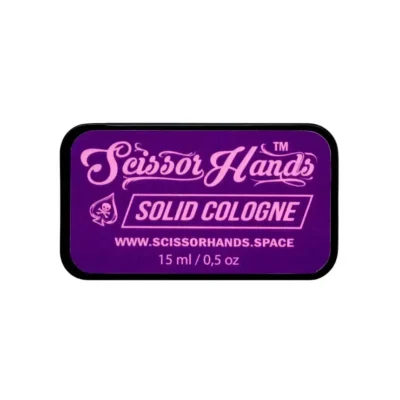 Твердий одеколон Purple від Scissor Hands з нотами грейпфрута, винограду та м’яти