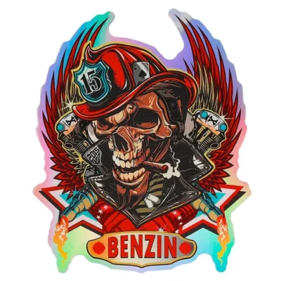 Стікер Benzin від Scissor Hands