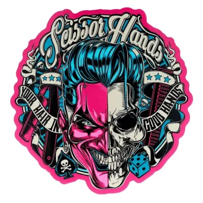 Кольоровий логотип Scissor Hands
