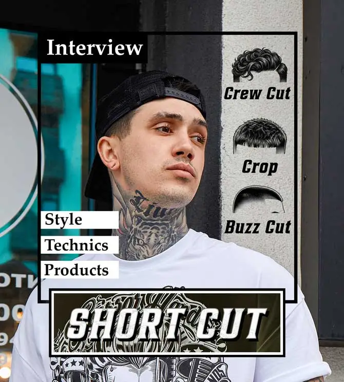 Інтерв’ю про чоловічі стрижки та стайлінг: crew cut, crop, buzz cut та вибір засобів для укладки бренду Scissor Hands